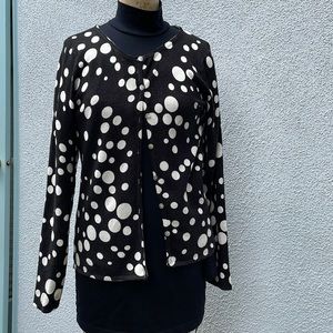 Beautiful sweater by Venue in trending polka dot pattern, soft and warm